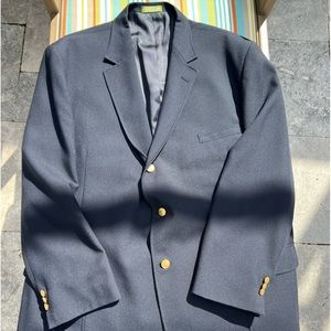 Orvis blue 3 button blazer size 54 long